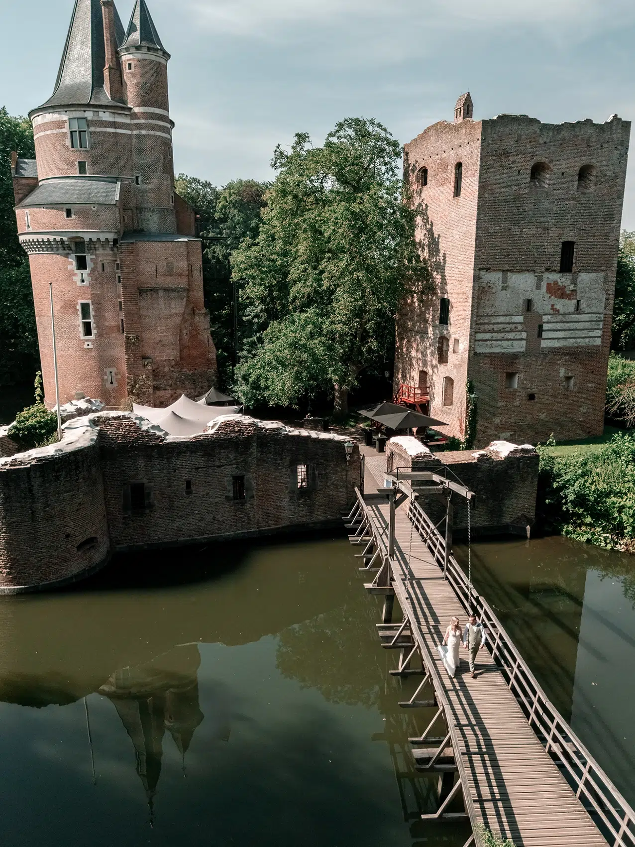 trouwen in een kasteel